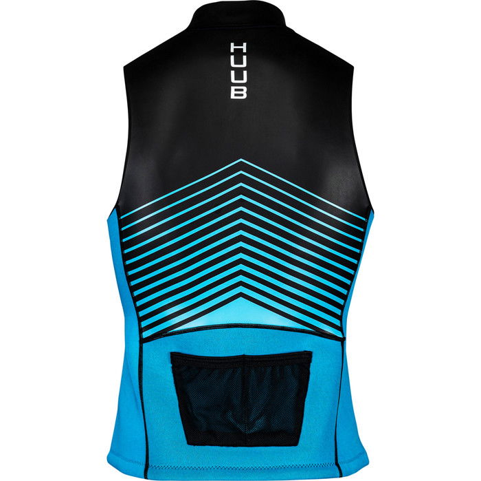 2024 Huub Mens Aluna SUP & Swim Neoprene Top ALUNAVEST - Black / Blue